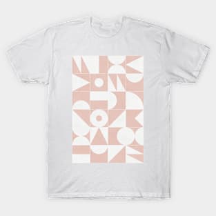 My Favorite Geometric Patterns No.11 - Pale Pink T-Shirt